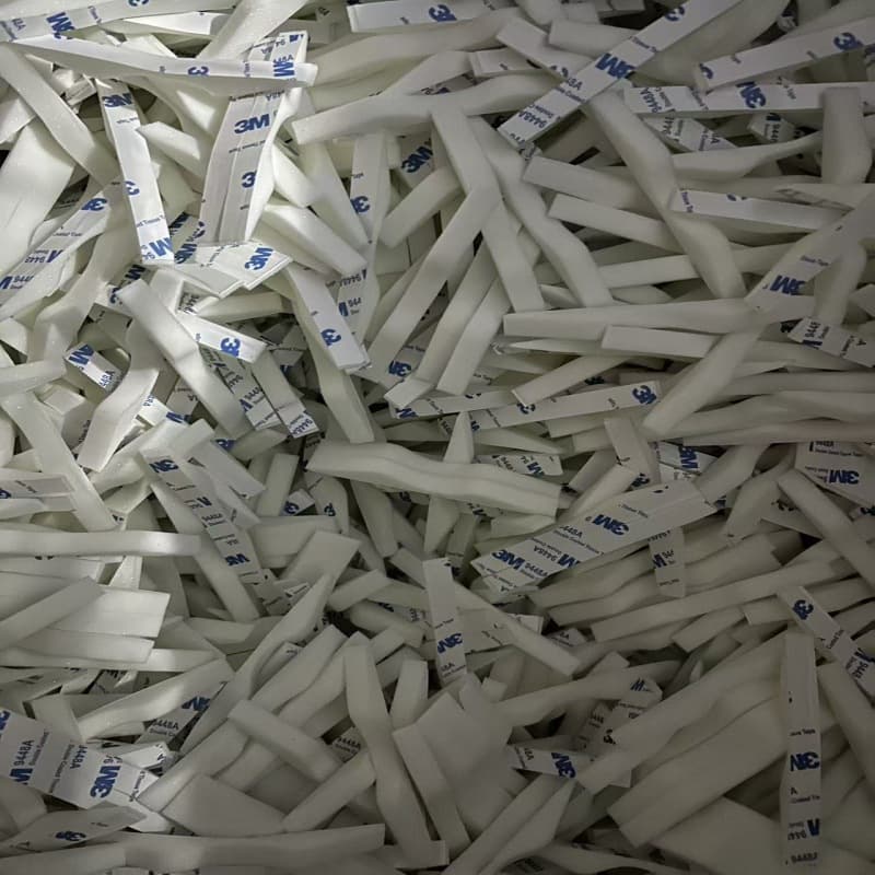 In Stock Mask Nose Bridge Strip KN95 Slow Rebound Nose Pad Sponge 100*10mm M-Shaped Sponge Nose Bridge Strip