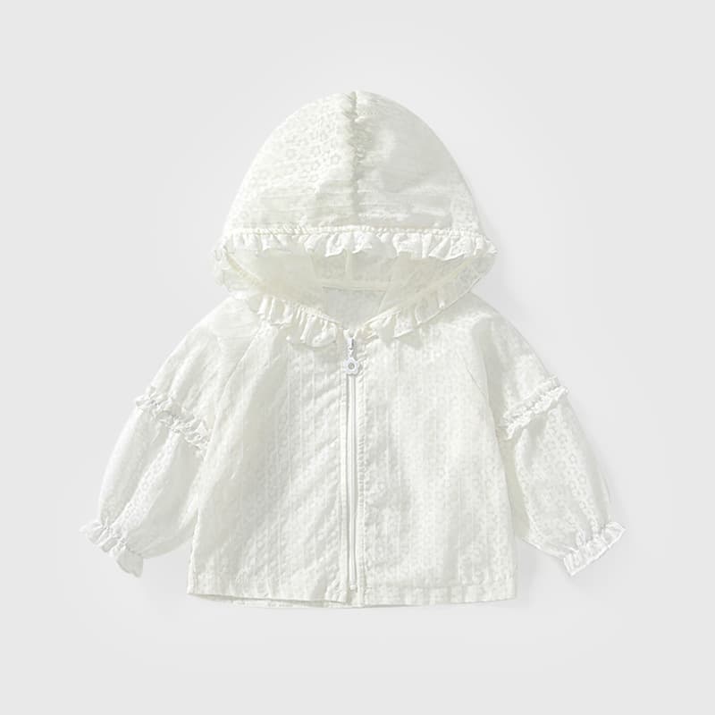 Girls air conditioning shirt spring and summer coat thin children's clothes 2026 new baby girl light sun protection cardigan summer