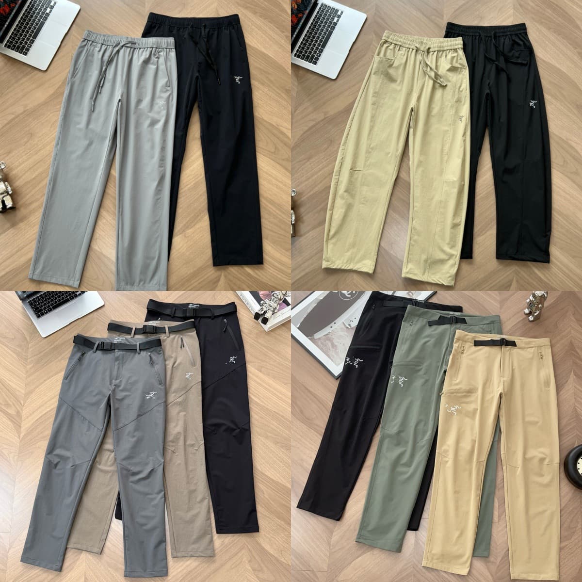 Cross-border new model Niaojia quick-drying pants men's mountain climbing slim fit versatile windproof outdoor casual pants trousers black high waist