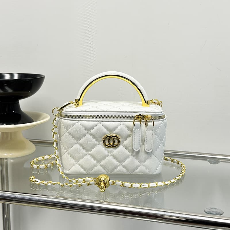 Cross-Border Handbag for Women 2026 New Style Chanel-Inspired Quilted Chain Shoulder Bag with a High-End Feel Crossbody Bag