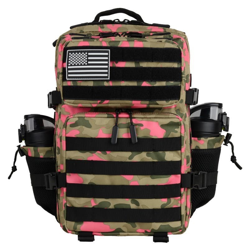 Amazon 45L Tactical Assault Backpack with Side Pockets, Outdoor Camouflage Fitness Backpack