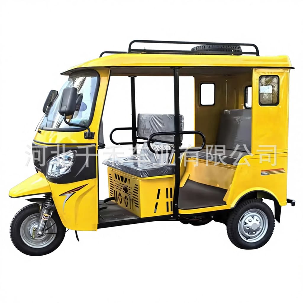 Fuel Tuk Tuk Three-Wheeled Motorcycle Passenger Bajaj Style TUKTUK Cross-border Overseas Double Row Triple Row