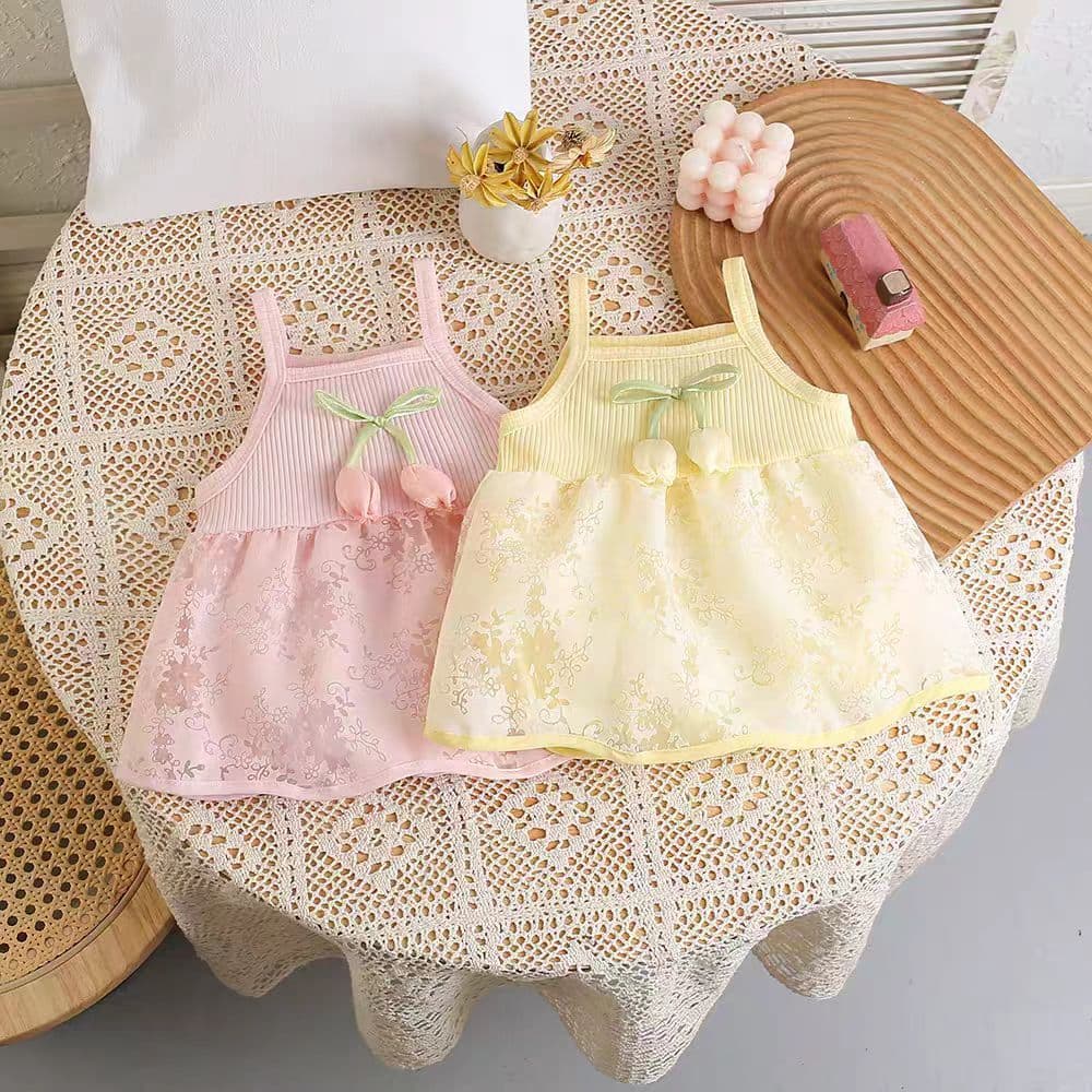 Baby Summer Thin Bodysuit, Infant Wrap Bodysuit, Stylish Full-Month Princess 100-Day Romper, Summer