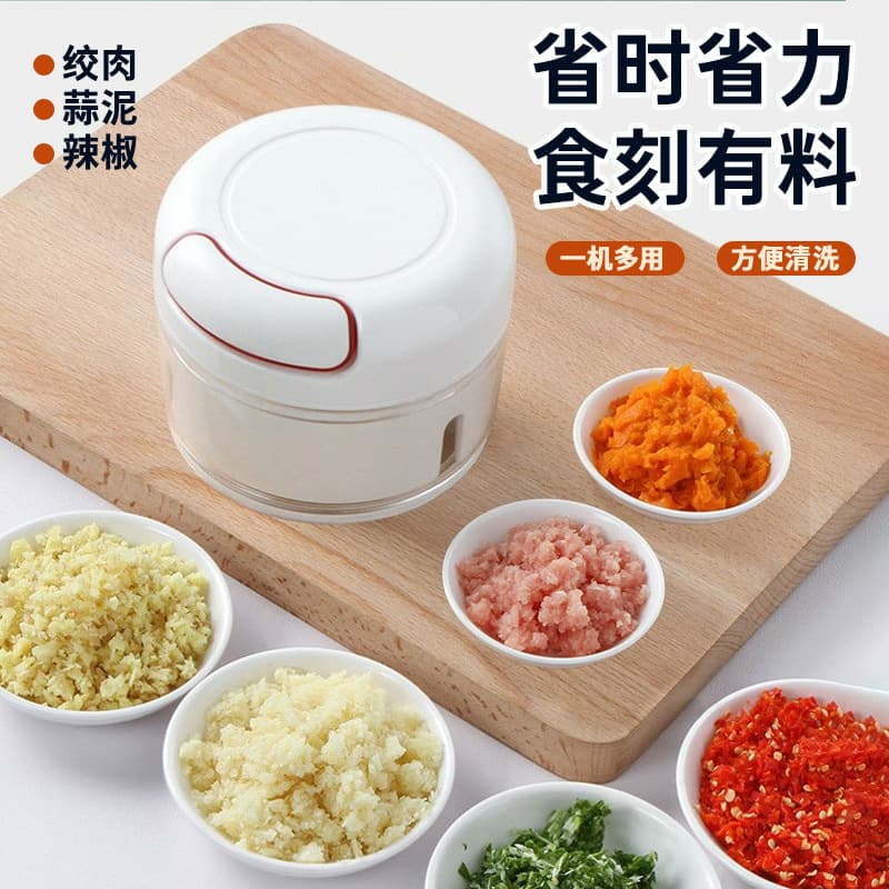 Custom Multi-Function Vegetable Chopper Manual Garlic Puller Mini Garlic Mincer Home Garlic Paste Press Garlic Crusher Garlic Chopper
