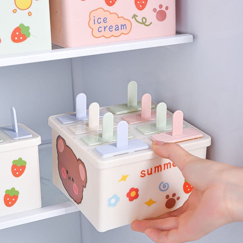 Ice Pop Mold Food Grade Home Use Popsicle Ice Cream Mold Non-Tainting Ice Cube Tray