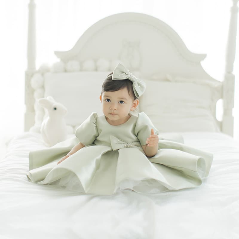 Kids Formal Dress Baby 100 Days Dress Wedding Flower Girl Princess Dress New Style Runway Girls Princess Gown Daily Dress