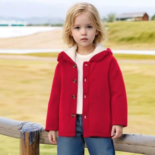 Girl's Coat, Spring/Autumn Fashion, Princess Style, for Toddler & Young Girl, Premium Feel, Thick Short Jacket, Children