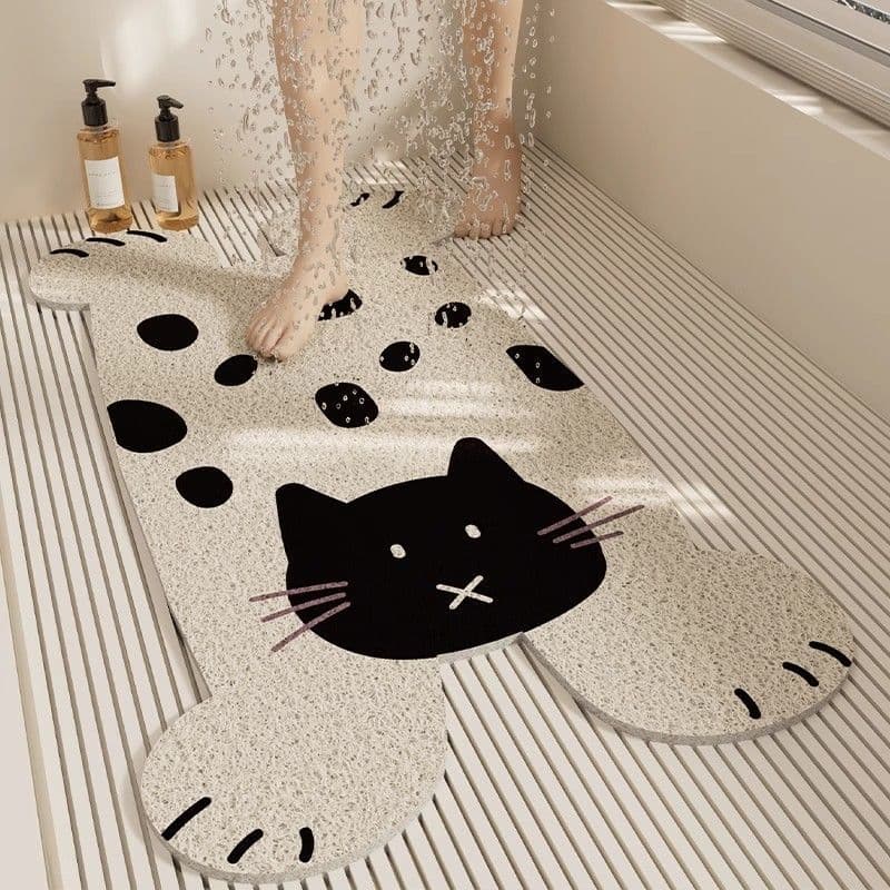 Bathroom Non-Slip Mat for Home Use, Children's Platform Hollow Mat, Shower Room Anti-Fall Bathtub Foot Mat