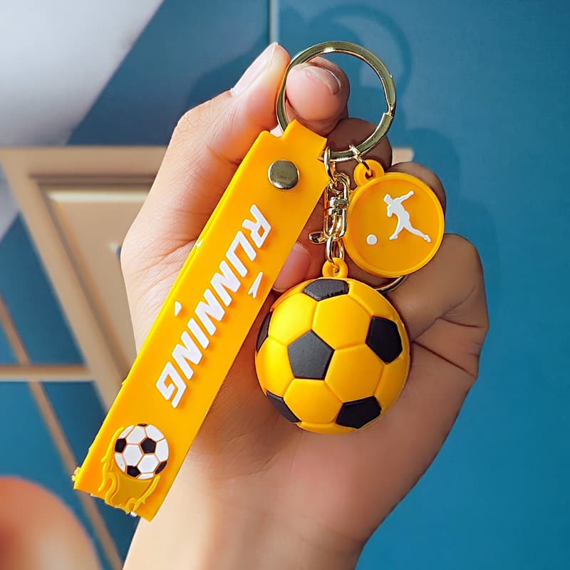 Creative Simulation AJ Basketball Shoe Keychain World Cup Football Pendant Car Bag Accessories Exquisite Gift Wholesale