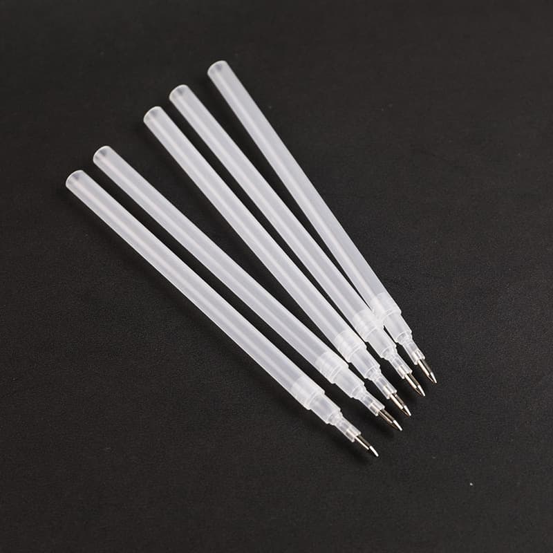 Lab use beauty salon empty refill inkless 2.5 inner diameter 5.0 with bead empty no ink manual
