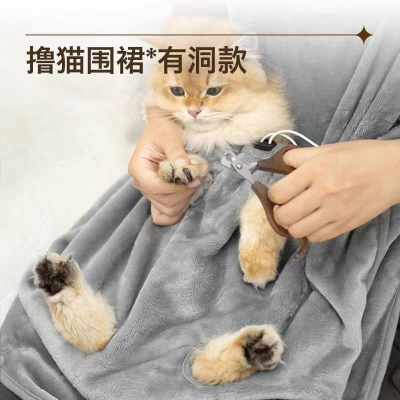 Cat Pet Bib Apron Non-Stick Hair Chest Cat Apron Cat Tool Pet Store Can Put Cat Clothes