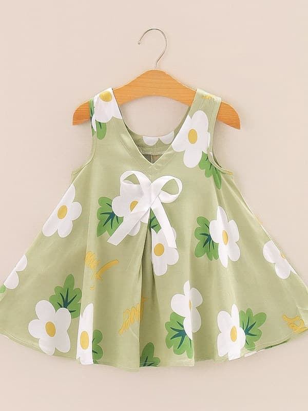 Wholesale Girls' Cotton Silk Dresses, Summer Children's Clothing, Children's Tank Tops, Baby Princess Dresses, Little Girls' Summer Nightgowns