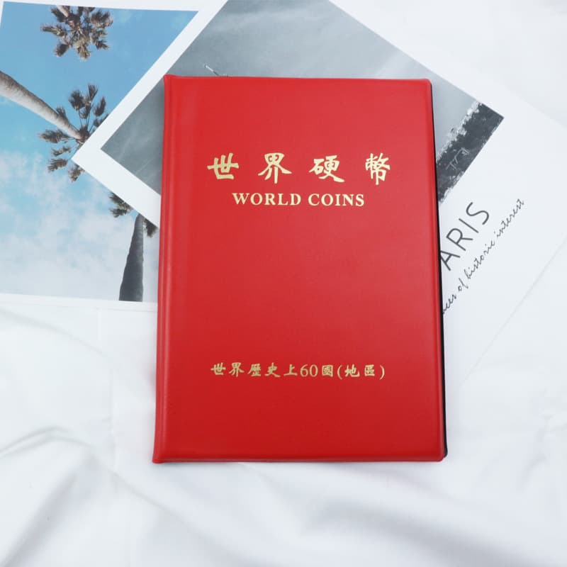 PVC Leather Stamp Album Coin Collection Book Stamp Collector Folder Customizable