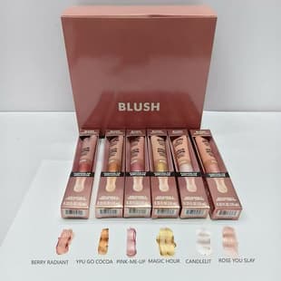 Cross-border 3-in-1 Multi-purpose Stick: Blush Stick, Eyeshadow Cream, Lipstick, Lip and Cheek Color Stick, Fair Light Foundation
