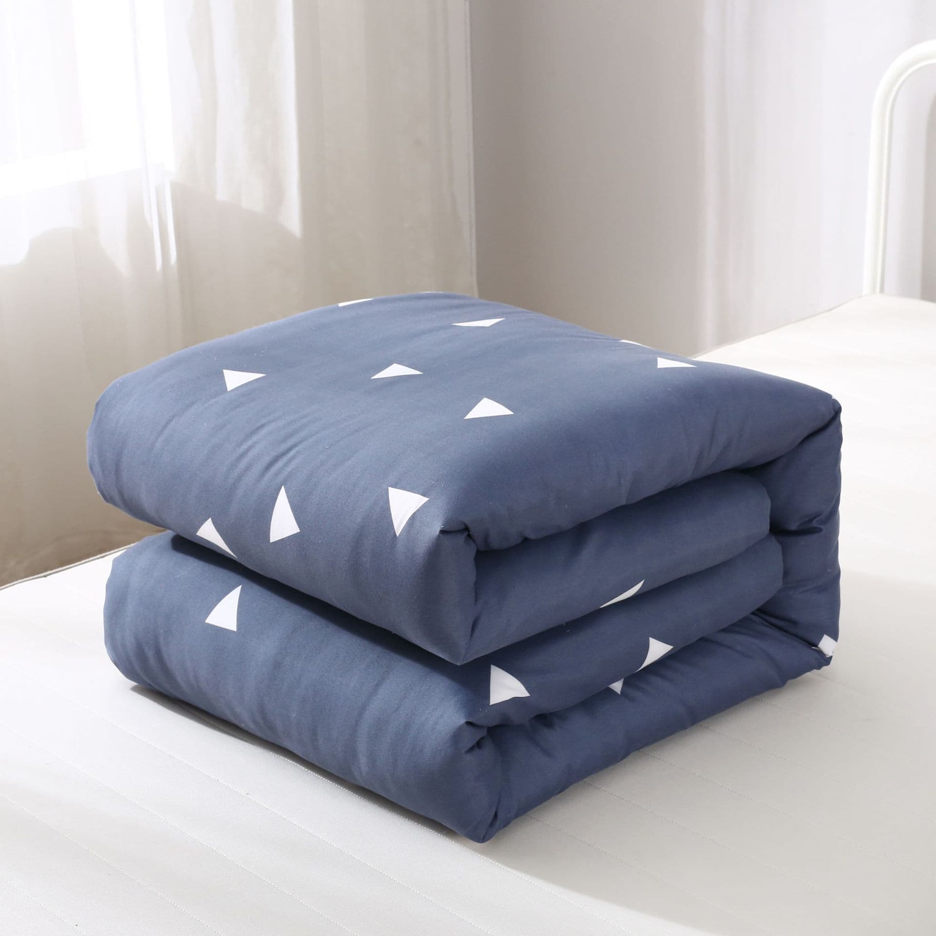 Cotton Batting, Student Dormitory Mattress Quilt, Cotton Quilt Duvet Insert, Single Spring/Autumn/Winter Thickened Mattress 10 Jin