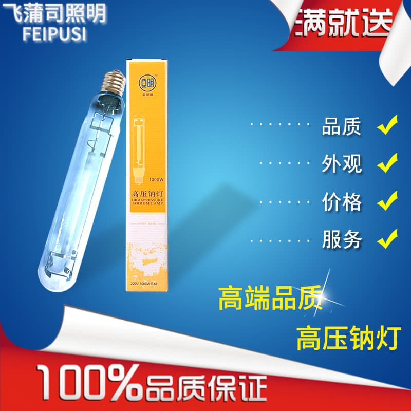 Shanghai Yaming Metal Halide Lamp High-Pressure Sodium Bulb JLZ70W100W150W250W400W Metal Halide Lamp Tube