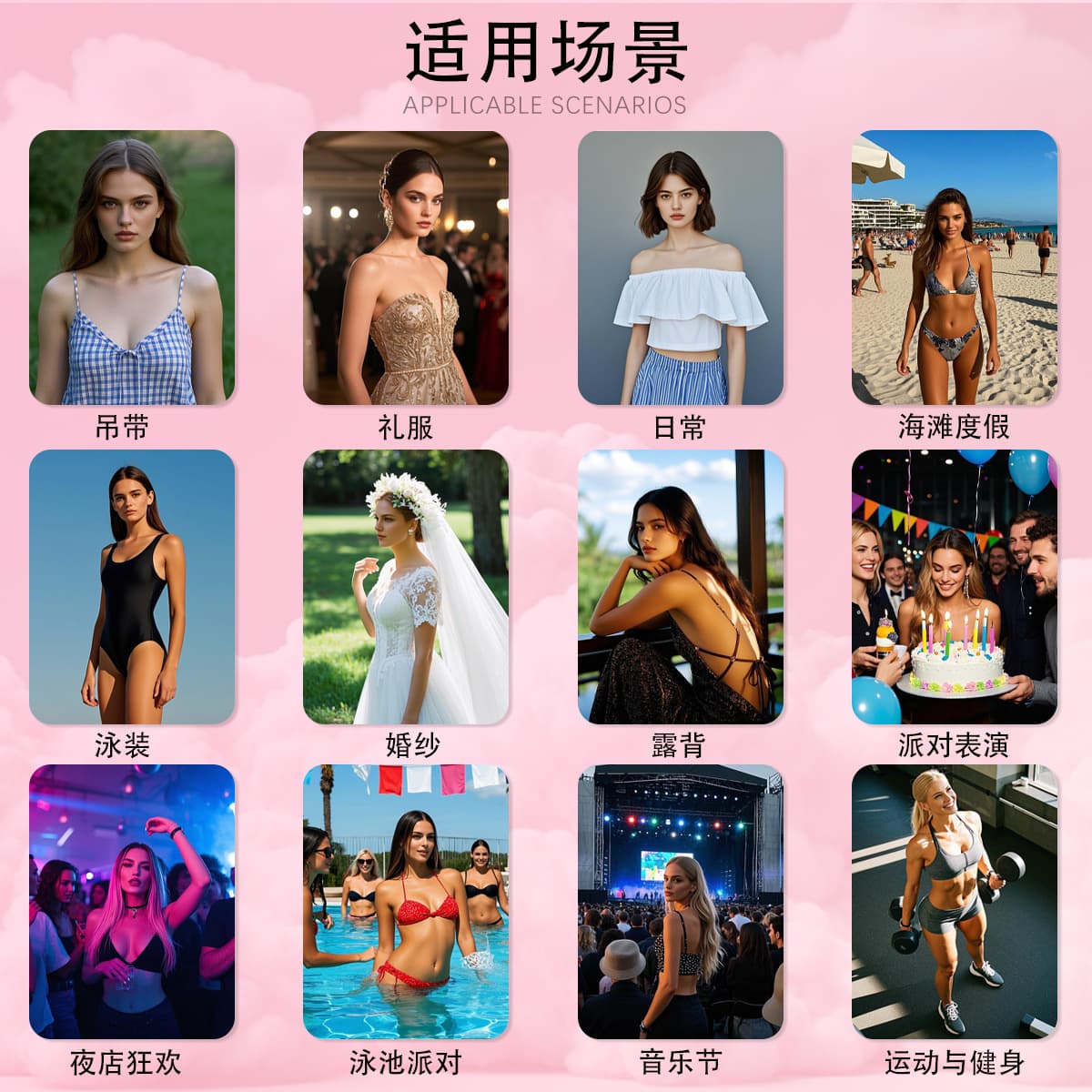 Cross-border Self-Adhesive Nipple Cover Black Base Red Lip Print Kisses Areola Cover Sexy Areola Cover Invisible Disposable Breast Stickers