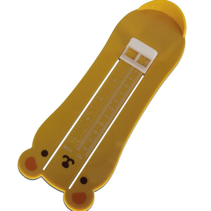 Bring your own children's shoe companion when buying shoes, bear-shaped children's foot measurer, inches and centimeters foot length measuring instrument, shoe size