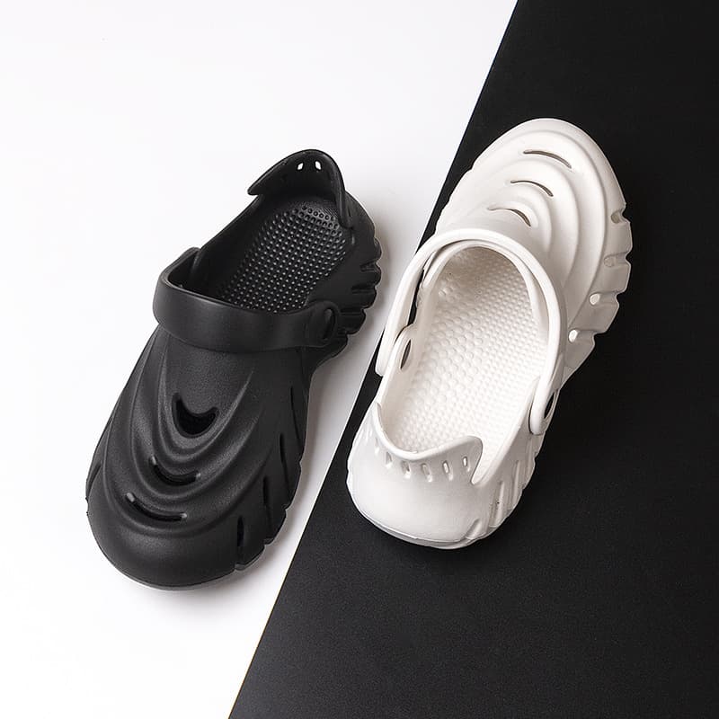 EVA men's sandals, durable beach shoes, outdoor driving casual shoes, breathable couple beach clogs, men's cross-border shoes