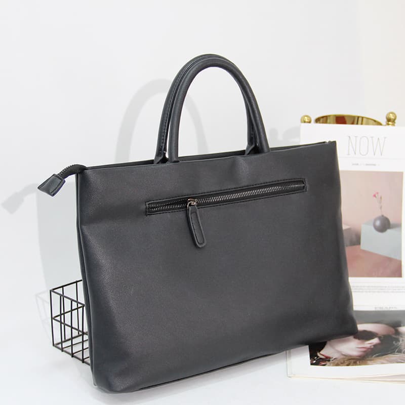 Men's Korean-Style Briefcase Handbag, Minimalist Casual Shoulder Crossbody Bag, Office Bag, Ultra-Thin Laptop Document Bag