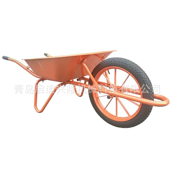 Indonesia 65L Metal Single Wheel Hand Truck, Garden Cement Cart, Manual Push Cart