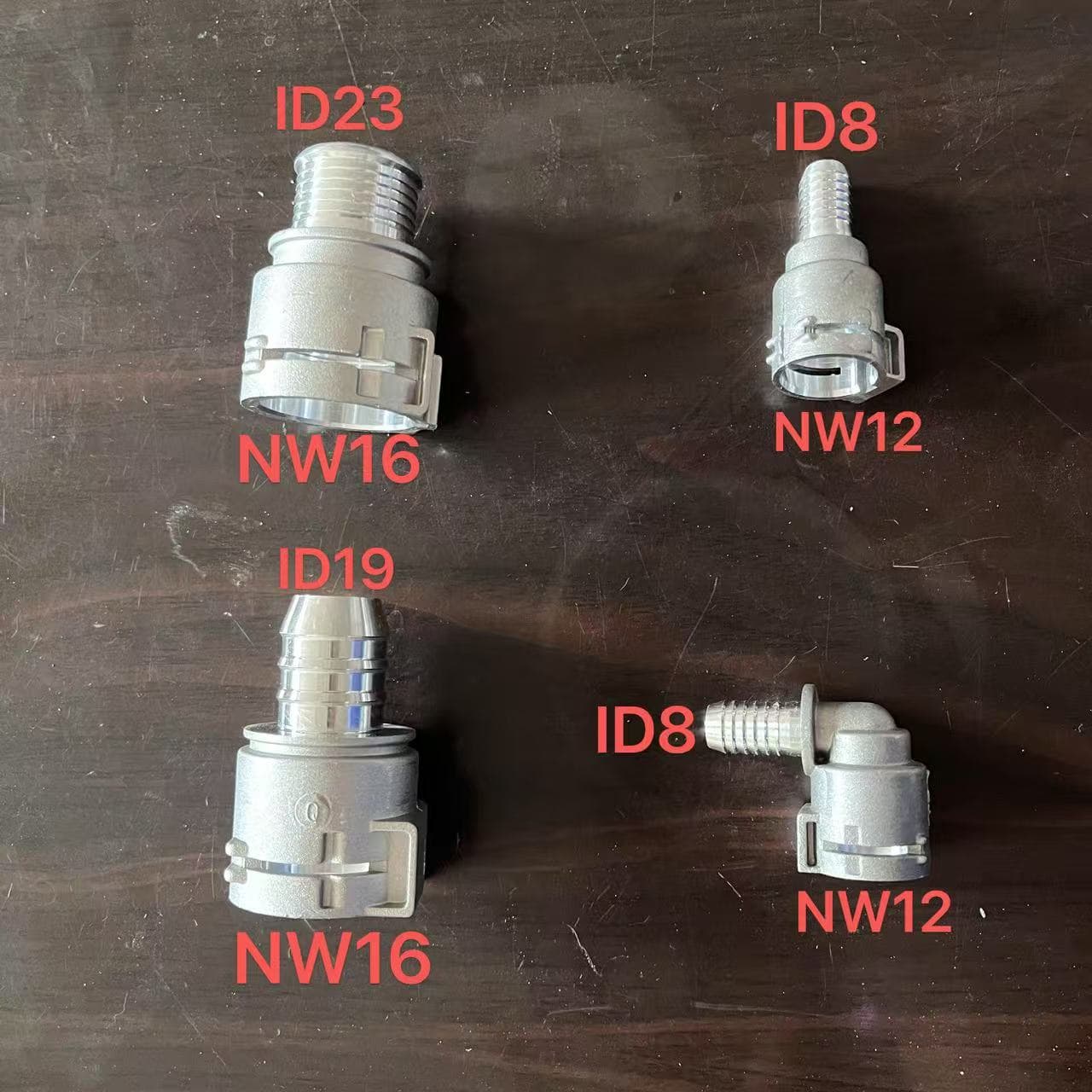 Suitable for BMW cylinder head water pipe connector, aluminum alloy connector, aluminum tee, universal engine type