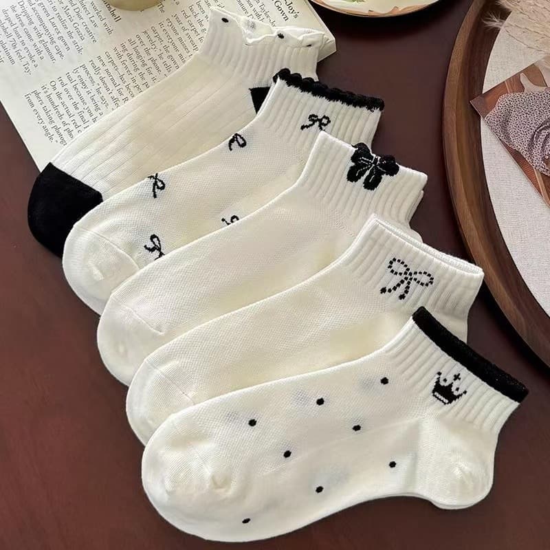 Women's Autumn New Street Stall Socks, Disposable Socks, Deodorant Socks, Breathable Mesh Thin Short Socks, Summer Women's Socks
