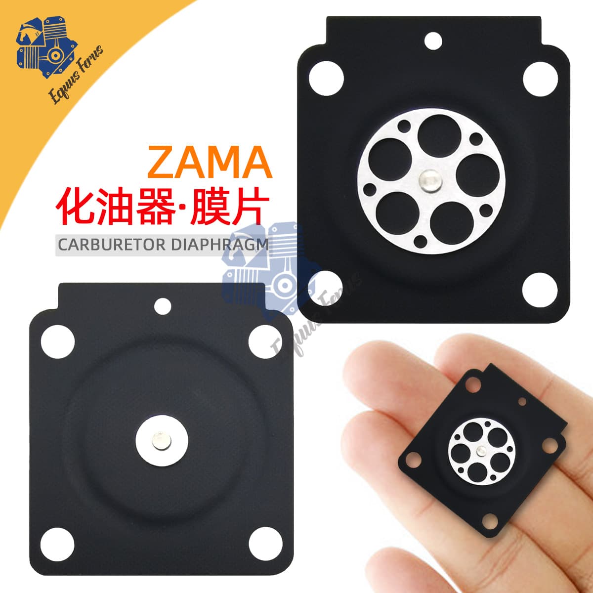 Diaphragm for Zama A015053 RB GND C1Q Carburetor Stihl 4314 121 4700