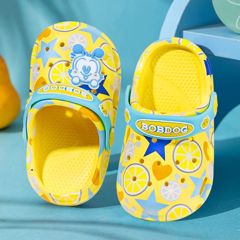 Bobdog Children's Clog Sandals Summer 1-5 Years Old Toddler Boys Girls Printed Cartoon Beach Shoes Baby Sandals Slippers Wholesale