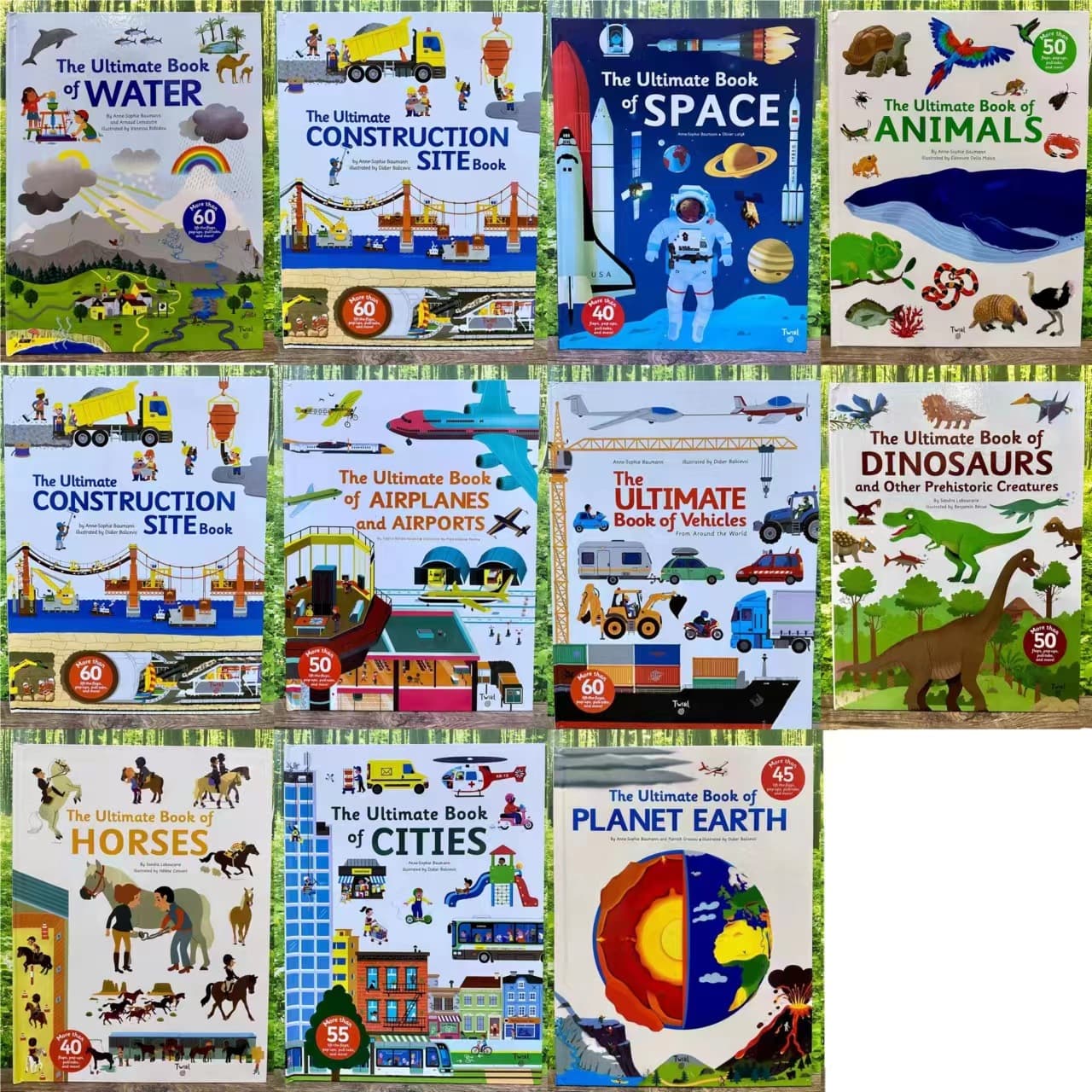 The Ultimate Book of Space/Cities Three-Dimensional Flip Book Children's Popular Science Mechanism Activities