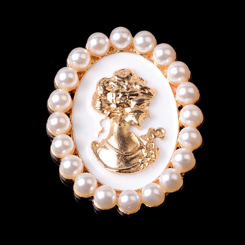 Beauty Headphone Air Cushion Stand Foldable Retractable Palace Alloy Pearl Anime Girl Phone Stand In Stock