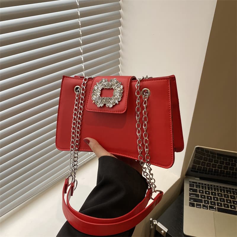 Trendy Retro Textured Chic Mini Square Bag 2026 Summer New Arrival Niche Design Women's Shoulder Crossbody Bag