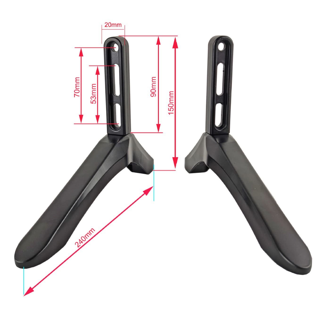 TV Stand TV Feet Support Base Monitor Stand Screen Mount ST08