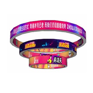 Cross-Border LED Flexible Screen LED Cylindrical Screen LED Soft Module LED Curved Screen Column Screen Ring Screen