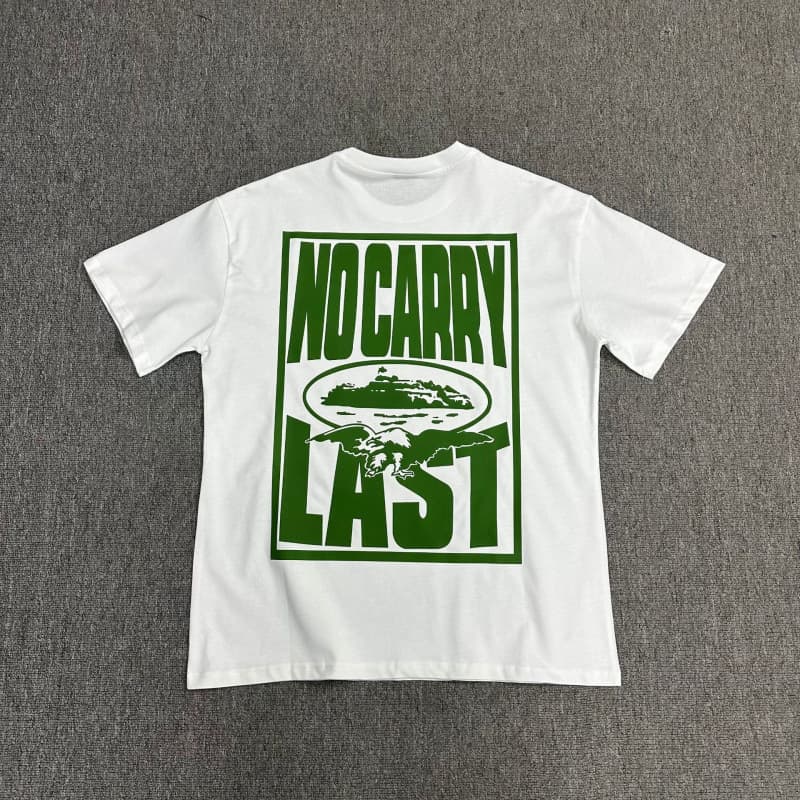Streetwear Corteiz Alcatraz Print Crew Neck T-Shirt Couple Style Casual Versatile Pure Cotton Short Sleeve 30+ Colors In Stock
