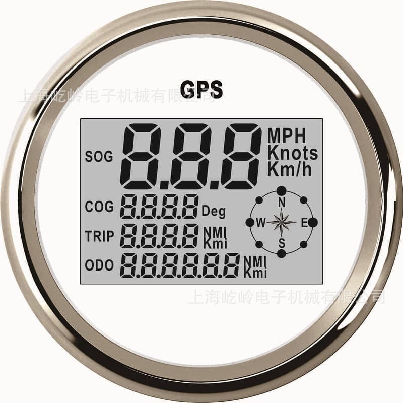 85mm digital GPS speedometer car and motorcycle modified universal speedometer speedometer 12V/24V with light
