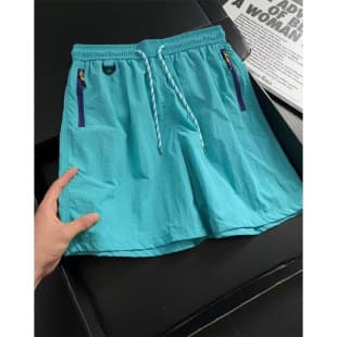Outdoor Mountain Ice Silk Quick-Dry Shorts for Men, Summer Lightweight Breathable Five-Point Pants, Hiking Sports Casual Beach Shorts