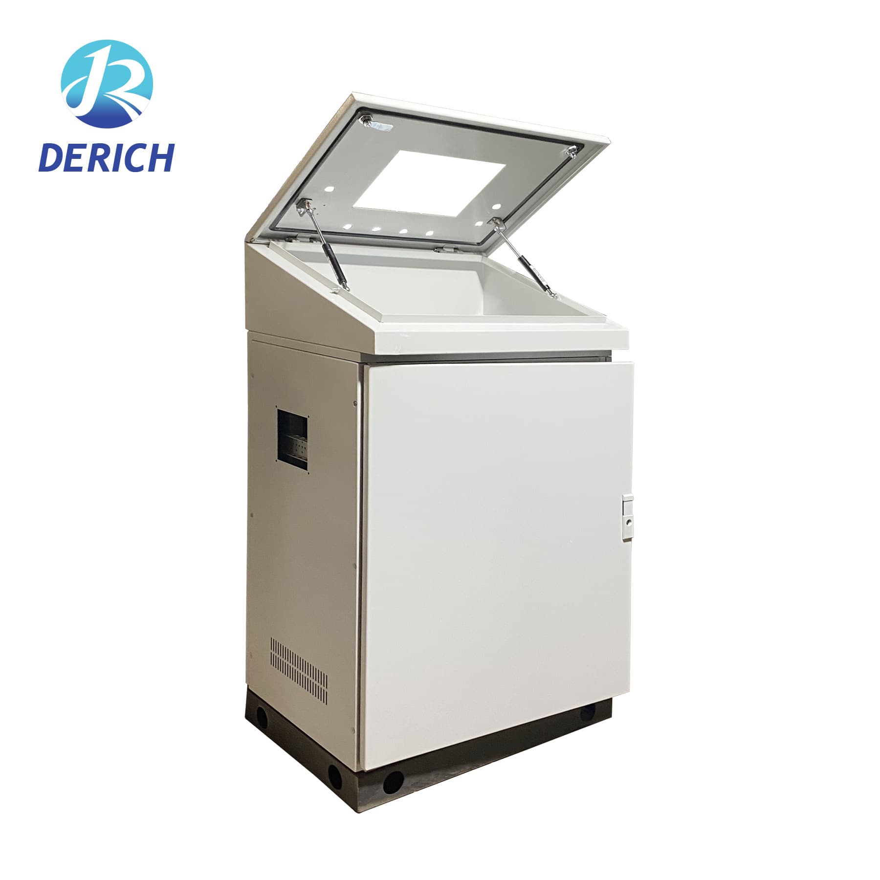 Jining Imitation Rittal 9-Fold Profile Sloped Operation Console PLC Electrical Control Cabinet Power Distribution Cabinet Wiring Box Monitoring Console