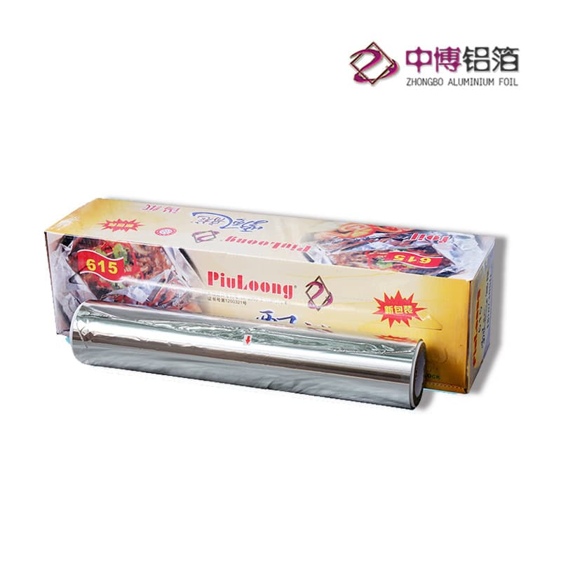 Piaolong Aluminum Foil Roll 35-60m, 38cm/45cm Large Roll Commercial Aluminum Foil for Oven Baking, Factory Direct