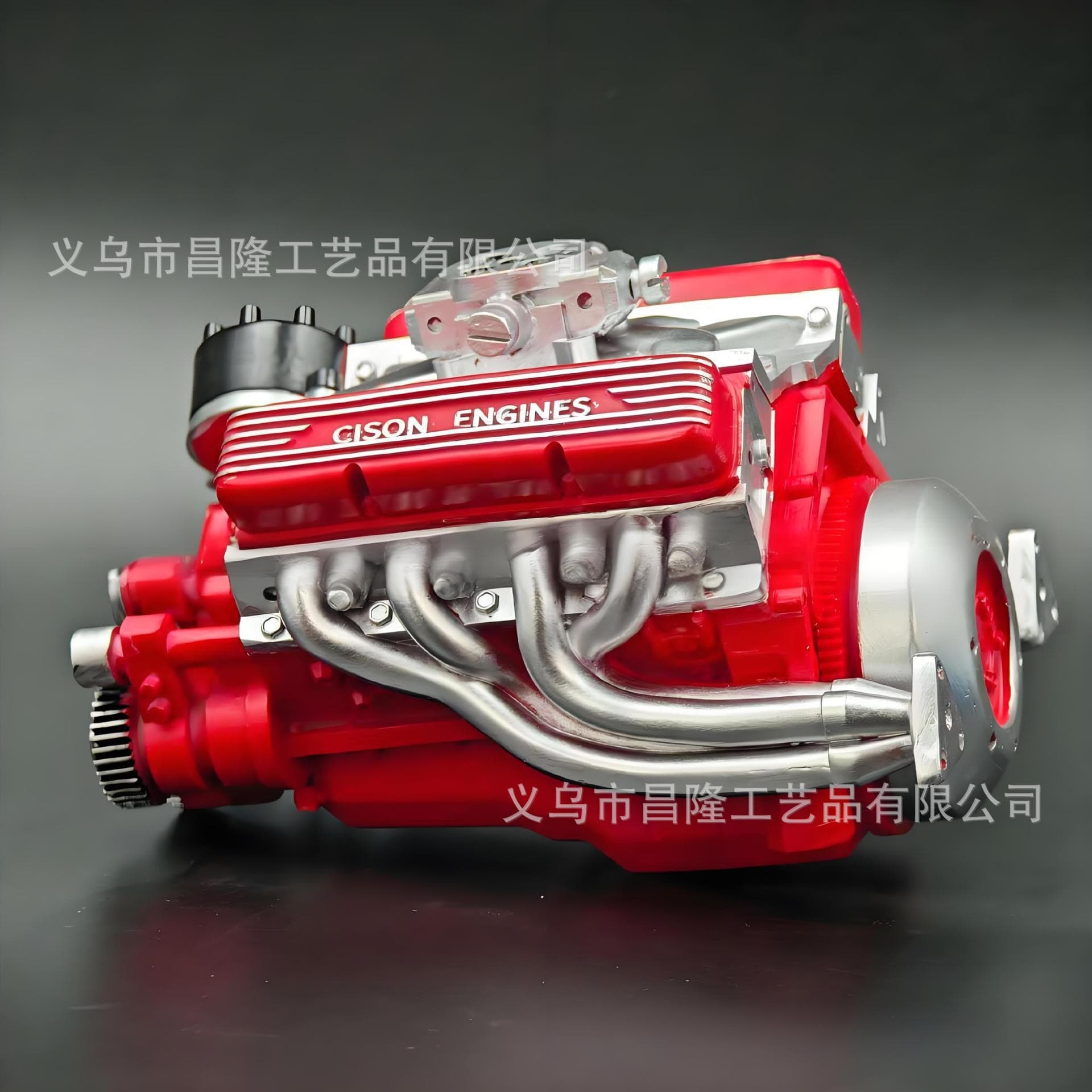 Cross-border engine V8 engine creative resin crafts ornaments wholesale office ornaments high-end niche