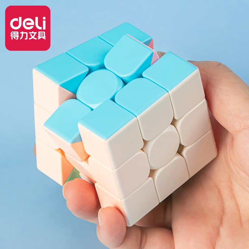 Deli YP102 Macaron 3x3 Speed Cube for Beginners, Kids, Competition, Students, Educational Toy Set, Mini Cube