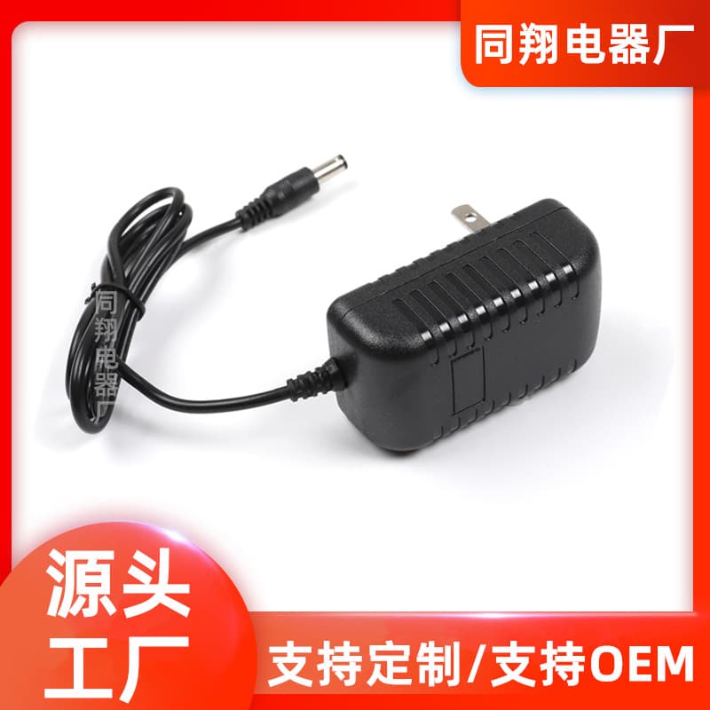 12V 2A power adapter for LED strip hair removal device, massager, monitoring router, bedside table, and makeup mirror.