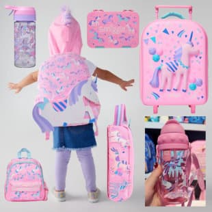 Australian Smiggle Backpack for Primary School Students, Casual Bag for Girls, Backpack for Kindergarten and School