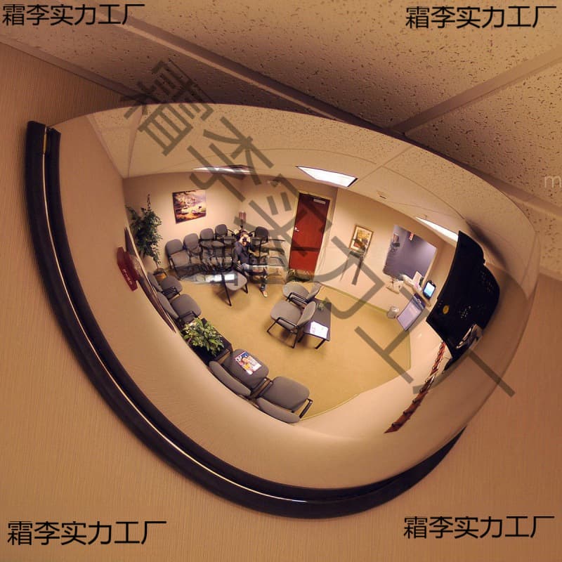 Jiebang/Spherical Reflective Mirror, Convex Wide-Angle Mirror, Supermarket Anti-theft Garage Safety Mirror, Acrylic. Multiple Sizes