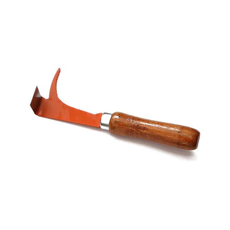 Beekeeping tools: wooden handle elbow scraper, multi-purpose spray paint spleen scraper, spleen cleaning knife