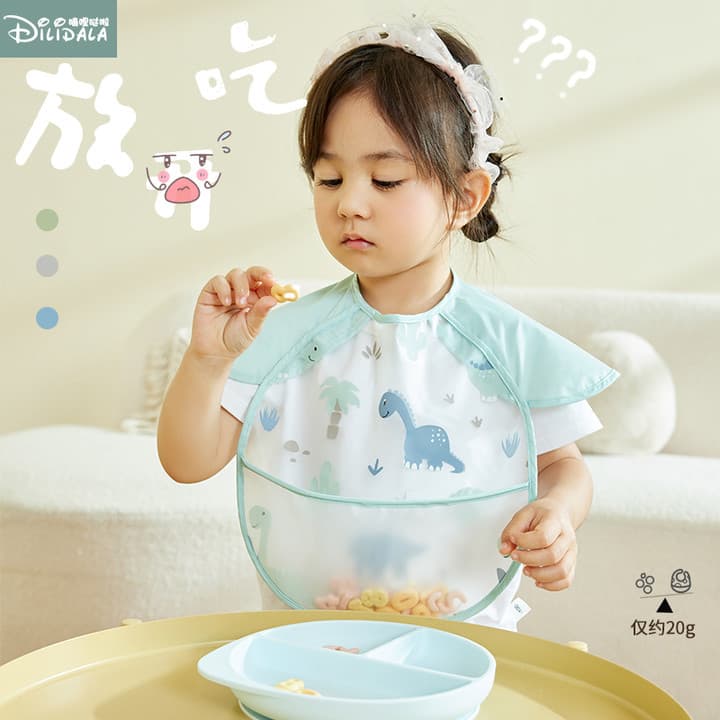 2025 New Style Baby Small Bibs, Children's All-Season Waterproof Meal Aprons, Oil-Resistant Coveralls