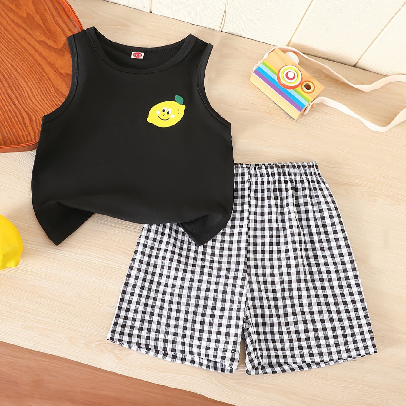 New Korean style plaid sweet and comfortable Korean style breathable home walking pajama shorts fresh and versatile spring and summer