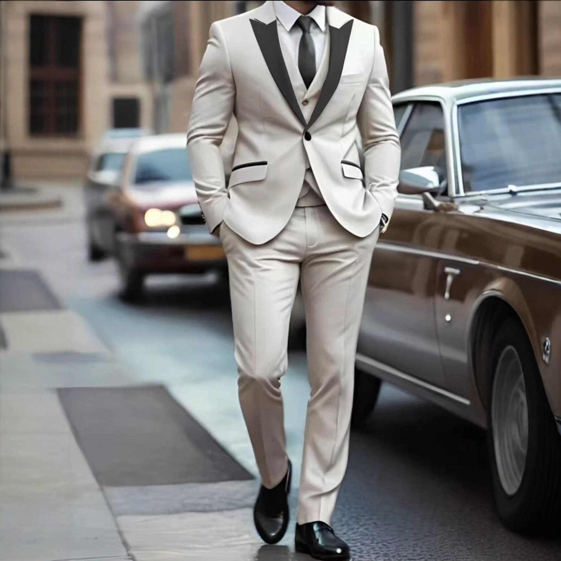 Cross-border Men's Business Suit Jacket for Banquets and Weddings, New Autumn Best Man Tuxedo