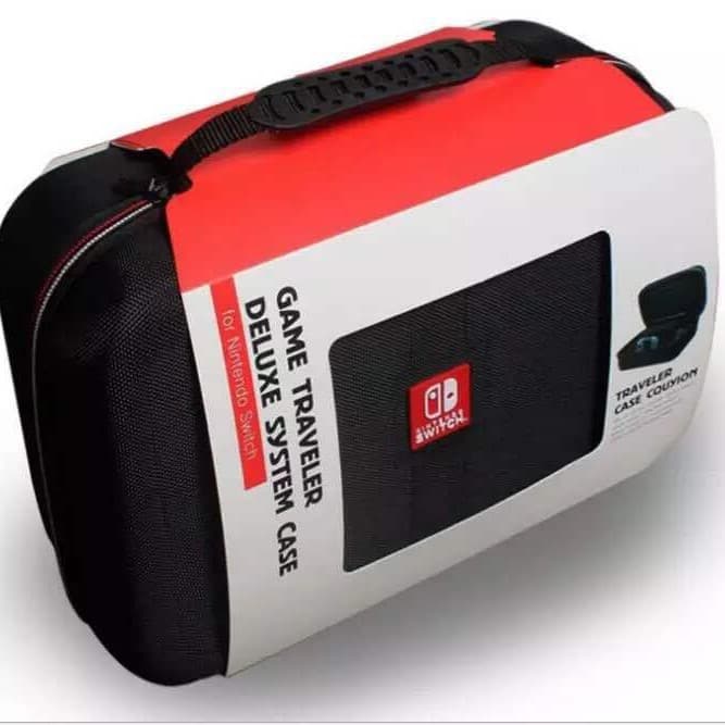 Switch Carrying Case, Full Accessory Bag for Game Console, NS Host Controller Hard Shell, Nintendo Mario Large Bag