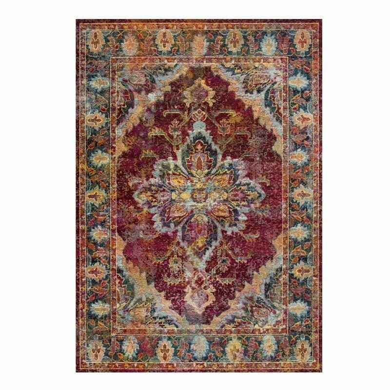 Cross-border Amazon Bohemian Crystal Velvet Floor Mat Living Room Dirty Resistant Wear-Resistant Easy Care Large Carpet Spot Wholesale